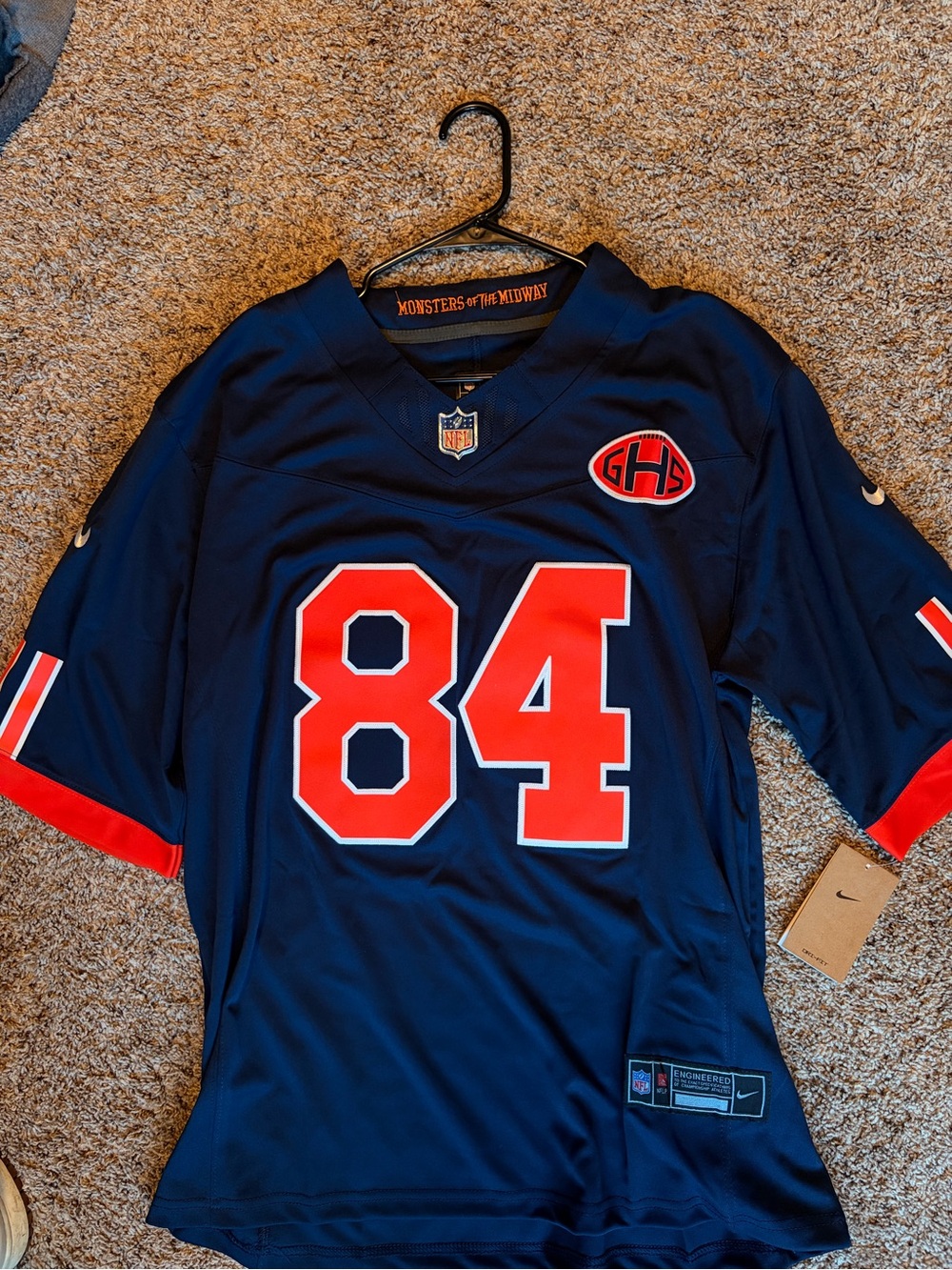 Colston Loveland jersey Nike rivals jersey Stitched very good quality